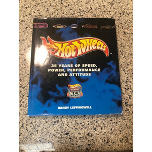 Hot Wheels Autographed 35 Years of Speed, Power, Performance and Attitude Book